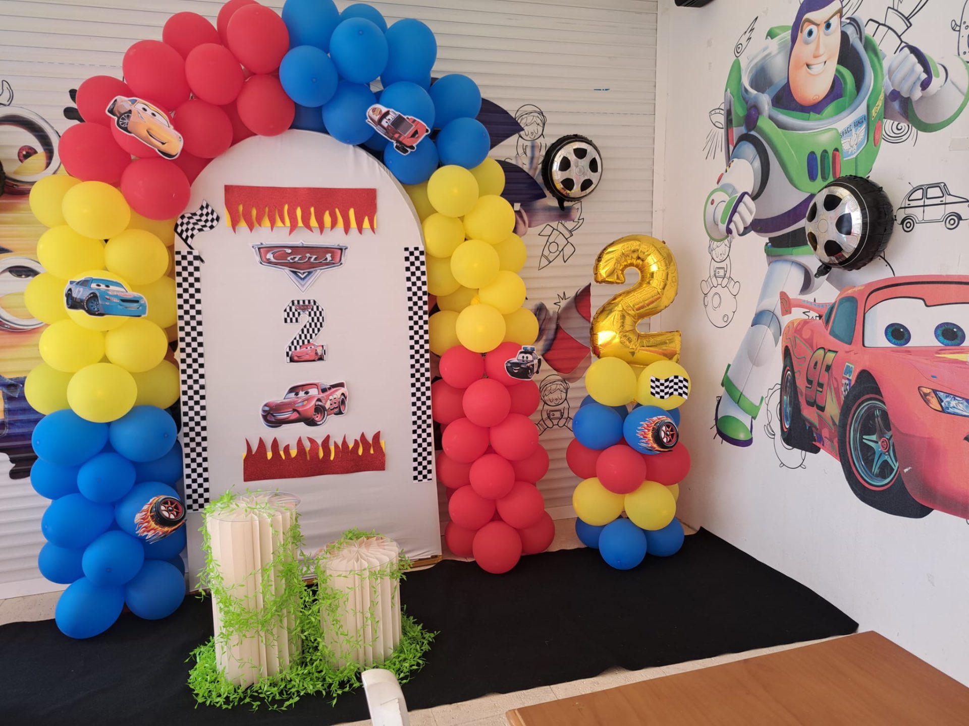 Cars racing themed birthday party at Smile Park