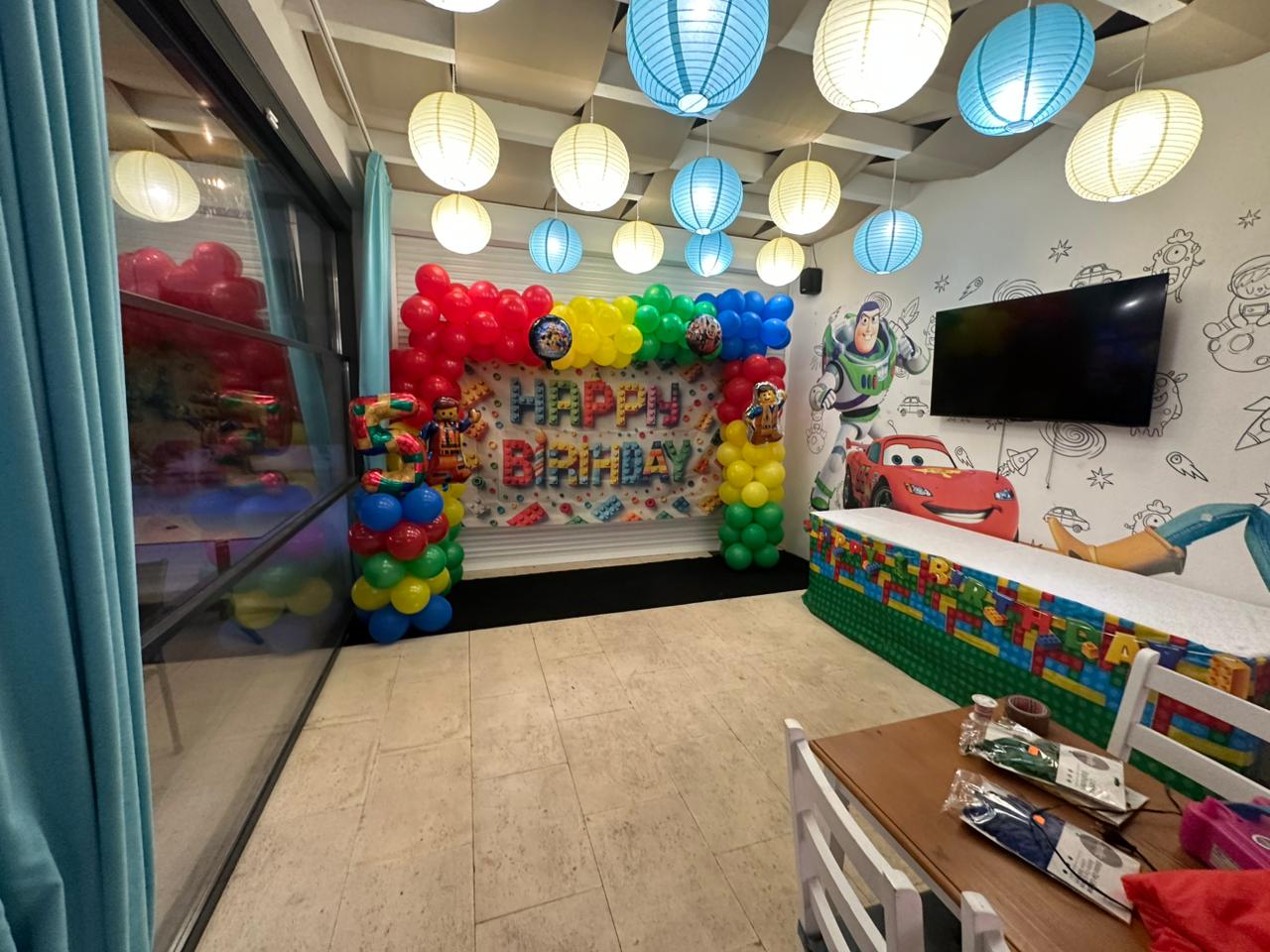 LEGO themed birthday party at Smile Park